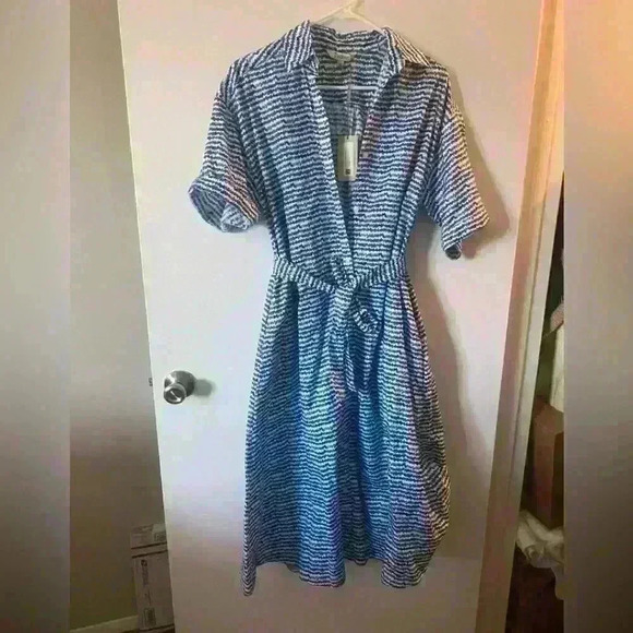 Tucker NYC Dresses & Skirts - Tucker NYC Safari Shirt dress Colbalt Sound NWT Size XS